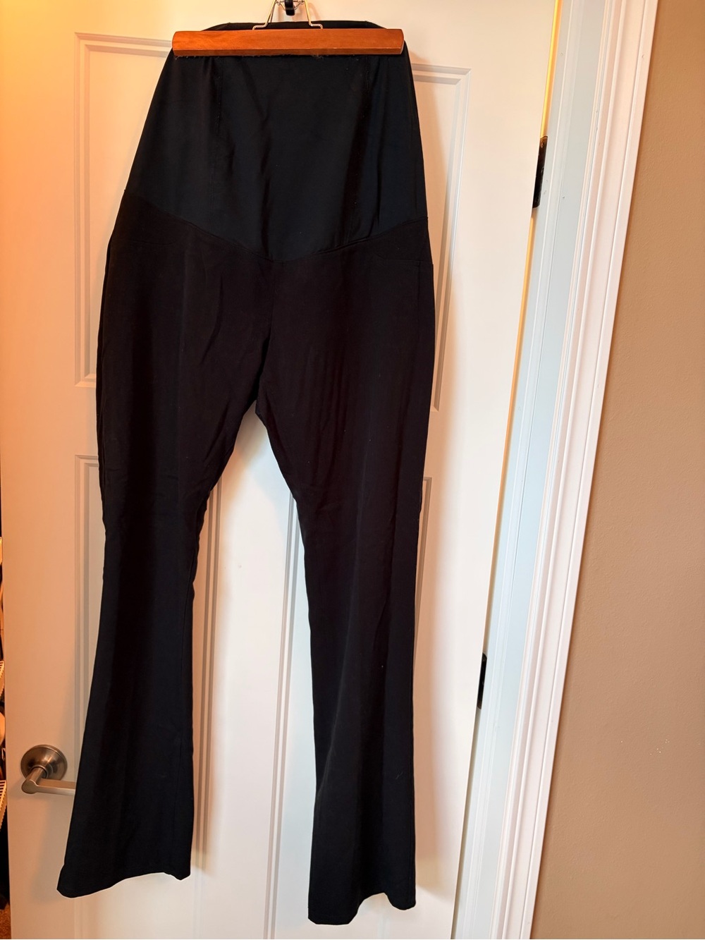 Isabel Maternity by Ingrid & Isabel Black Maternity Flare Pants